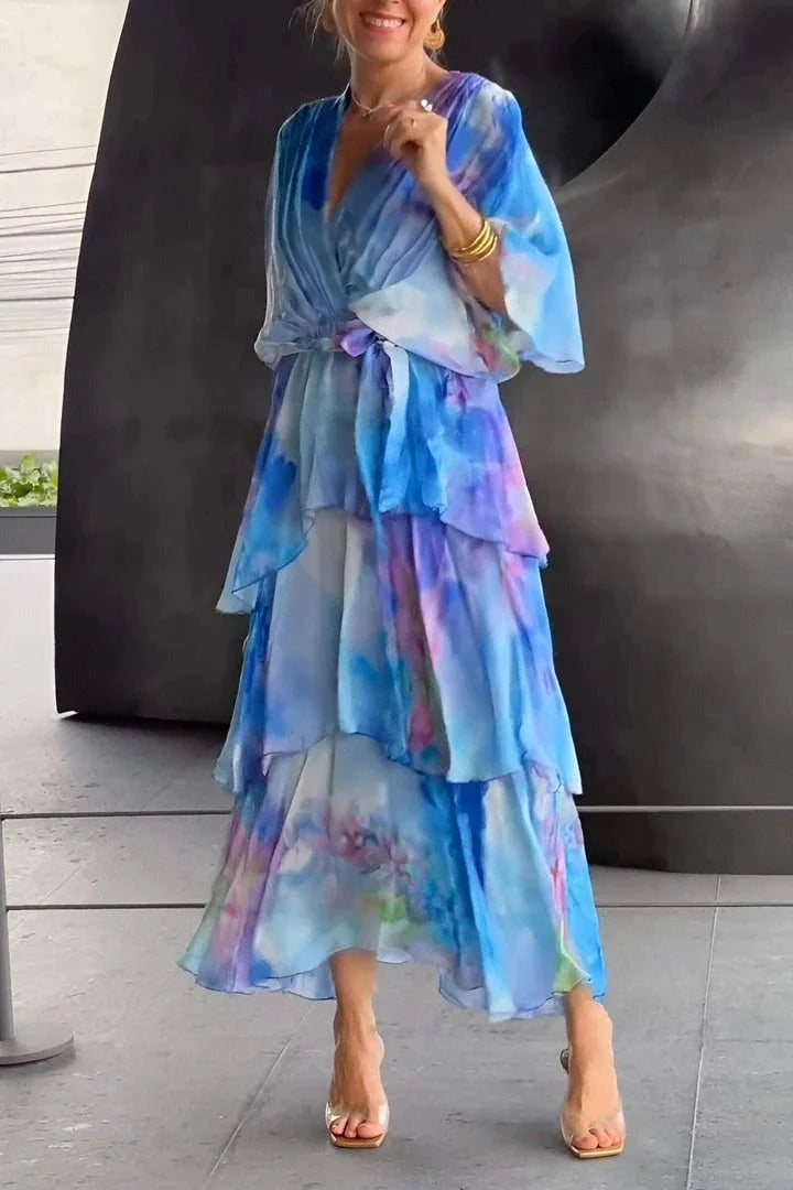 Vanessa | Timeless and Graceful Chiffon Summer Dress 0