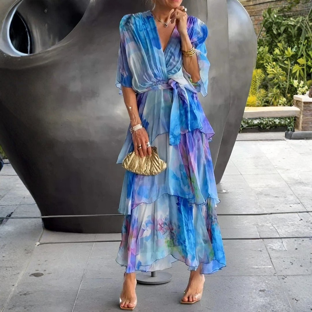 Vanessa | Timeless and Graceful Chiffon Summer Dress 2