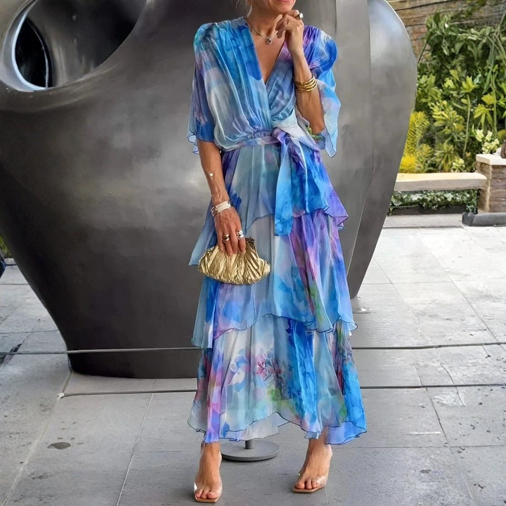 Vanessa | Timeless and Graceful Chiffon Summer Dress 2