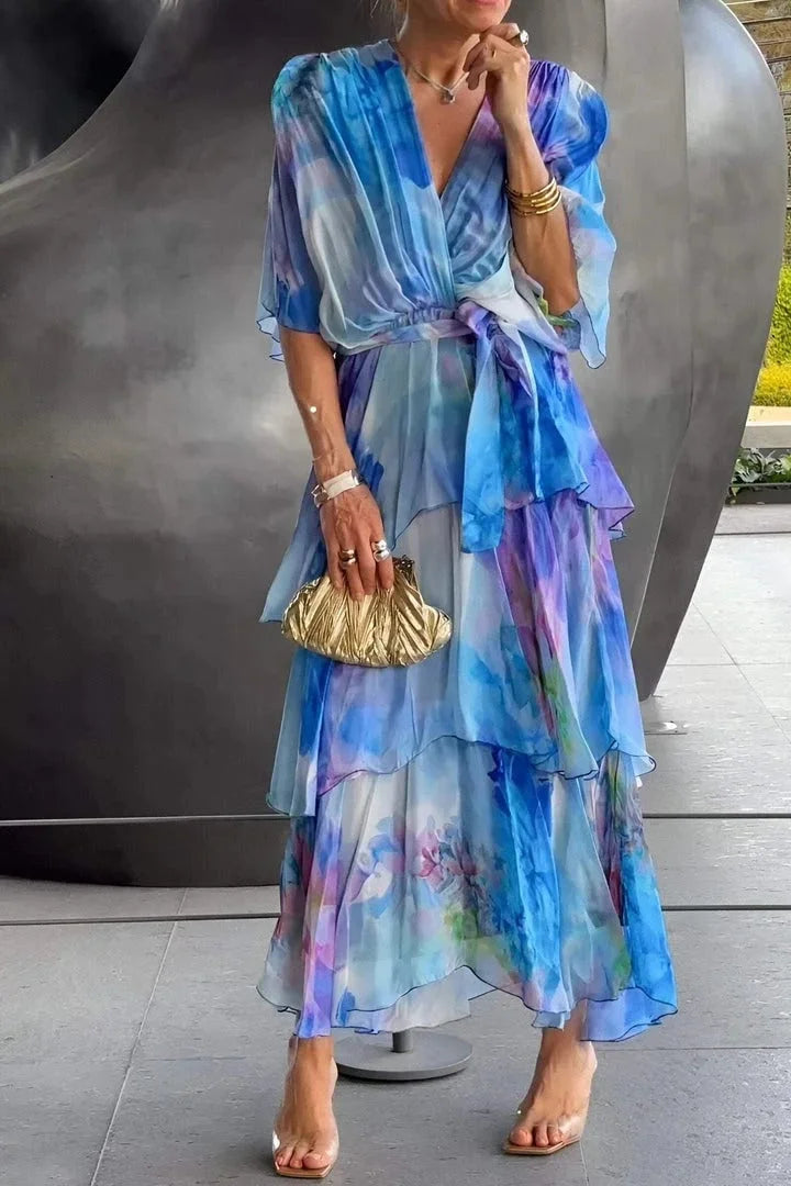 Vanessa | Timeless and Graceful Chiffon Summer Dress 3