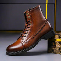Richard | Elegant Leather Heritage Ankle Boots