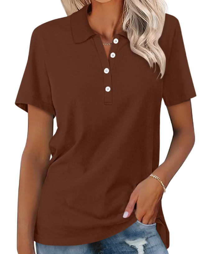 Victoria | Casual wearing soft fabric Polo Shirt 12