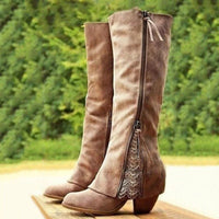 Scarlett | Elegant Knee-High Block Heel Boots