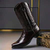 Laura | Premium Polished Leather Boots