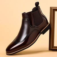 James | Multi-Leather Heritage Ankle Boots