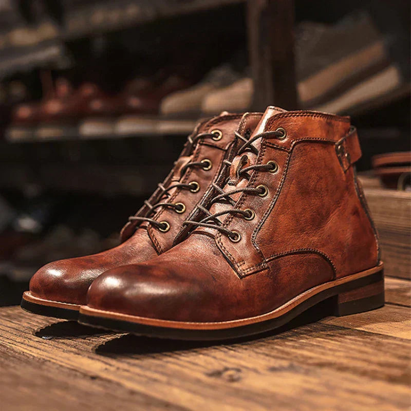 Zane | Genuine Leather High-Top Boots 1