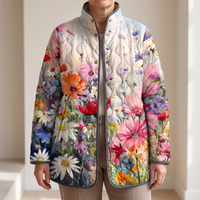 Clara | Elegant and Feminine Floral Quilted Jacket