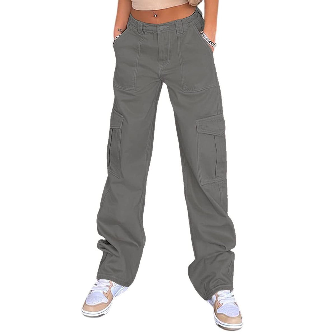 Elena | Women's Stylish Relaxed Cargo Pants with Adjustable Waist