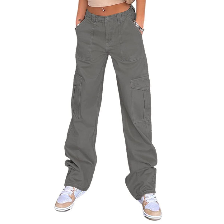 Elena | Women's Stylish Relaxed Cargo Pants with Adjustable Waist