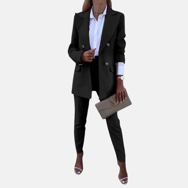 Amelia | Polished And Professional Blazer Two Piece Set