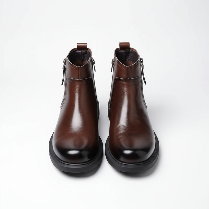 BLACKRIDGE | Chelsea Boots – Durable Cow Leather with Easy Side-Zip