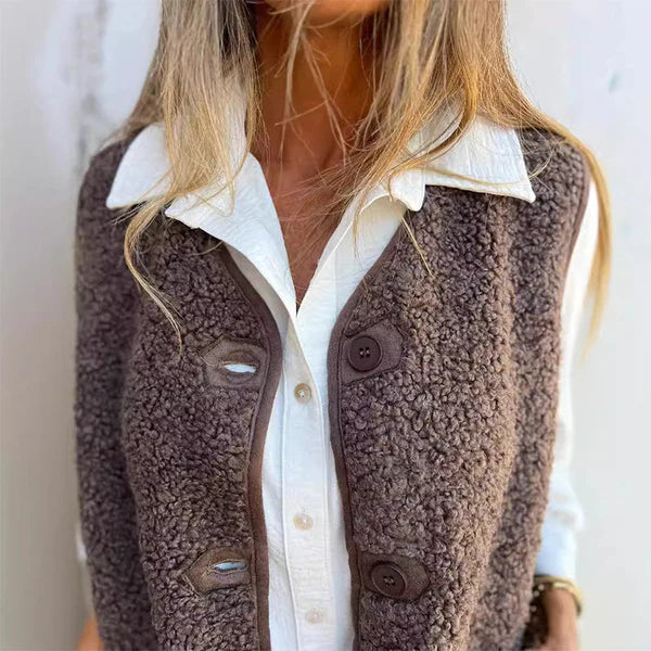 Chloe | Classic Button-Down Versatile Tailored Vest
