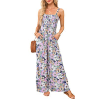 Laura | Modern And Elegant Floral Wide-Leg Jumpsuit
