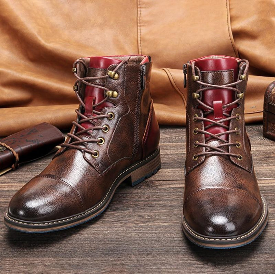 Alexander | Elegant And Sophisticated Oxford Leather Men Boots