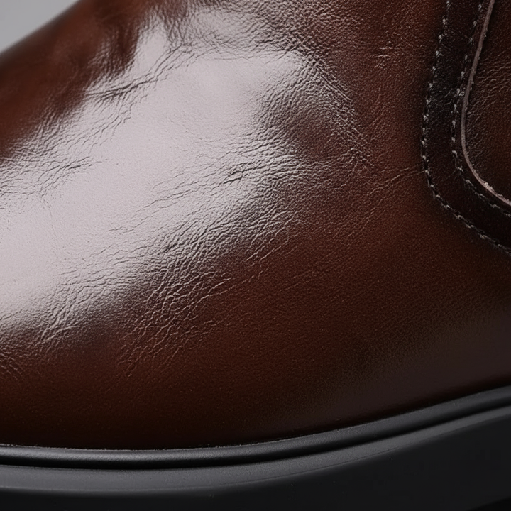 BLACKRIDGE | Chelsea Boots – Durable Cow Leather with Easy Side-Zip