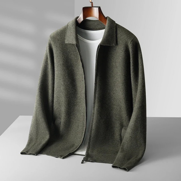 Lucas | Premium And Versatile Knit Full-Zip Cardigan