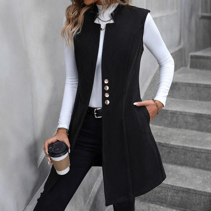 Clara | Chic And Tailored Buttoned Vest