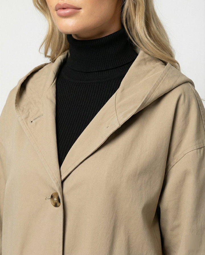 Isabel | Longline Waterproof Hooded Jacket