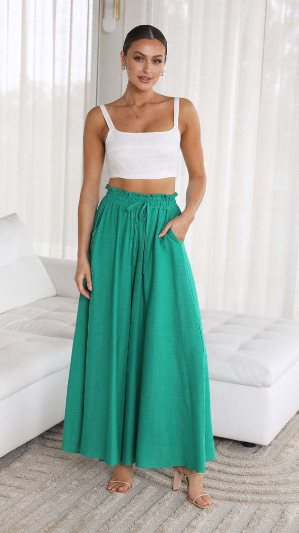 Olivia | Elegant And Breezy Summer Wide Leg Palazzo Pants