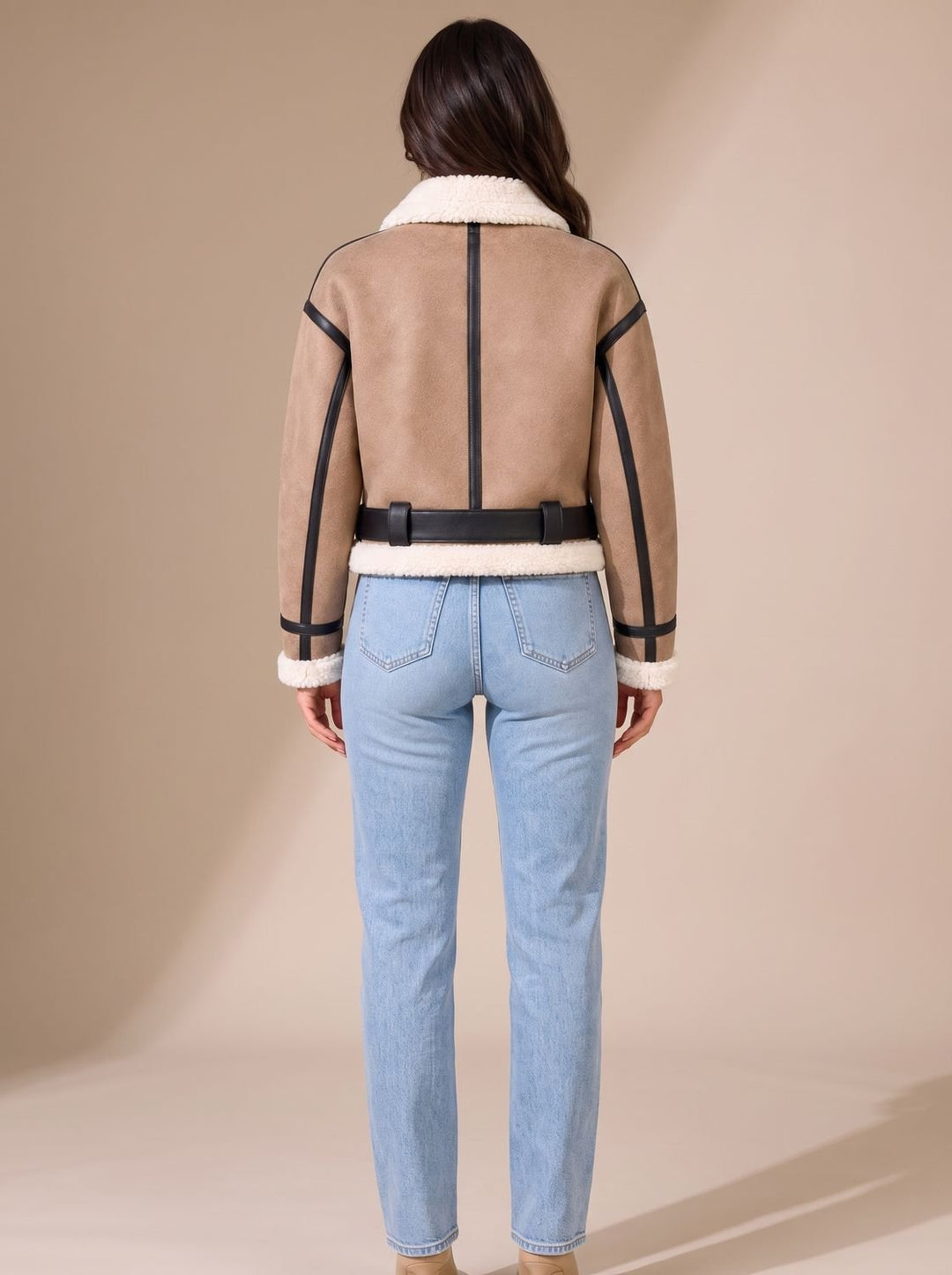 Marlene | Aviator Jacket – Short Teddy Style for Women