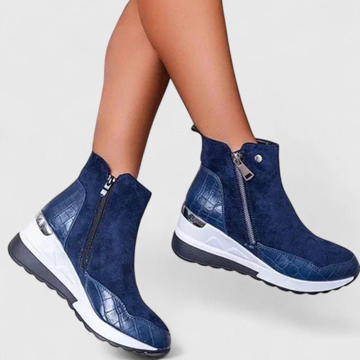 Jessica | Elegant And Supportive Orthopedic Wedge Ankle Boots