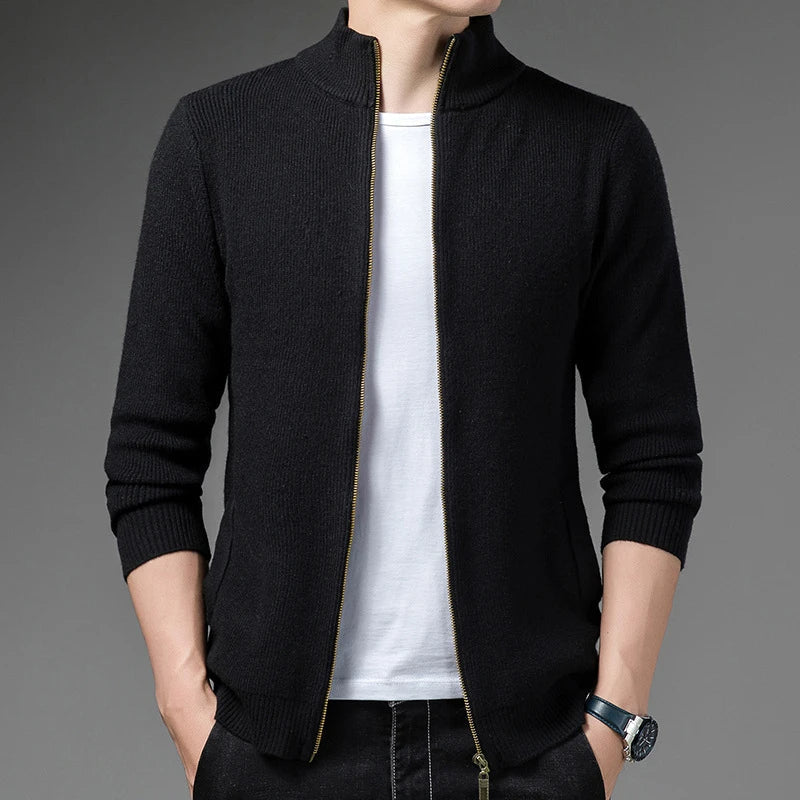 David | Soft-Touch Versatile Modern Knit Cardigan