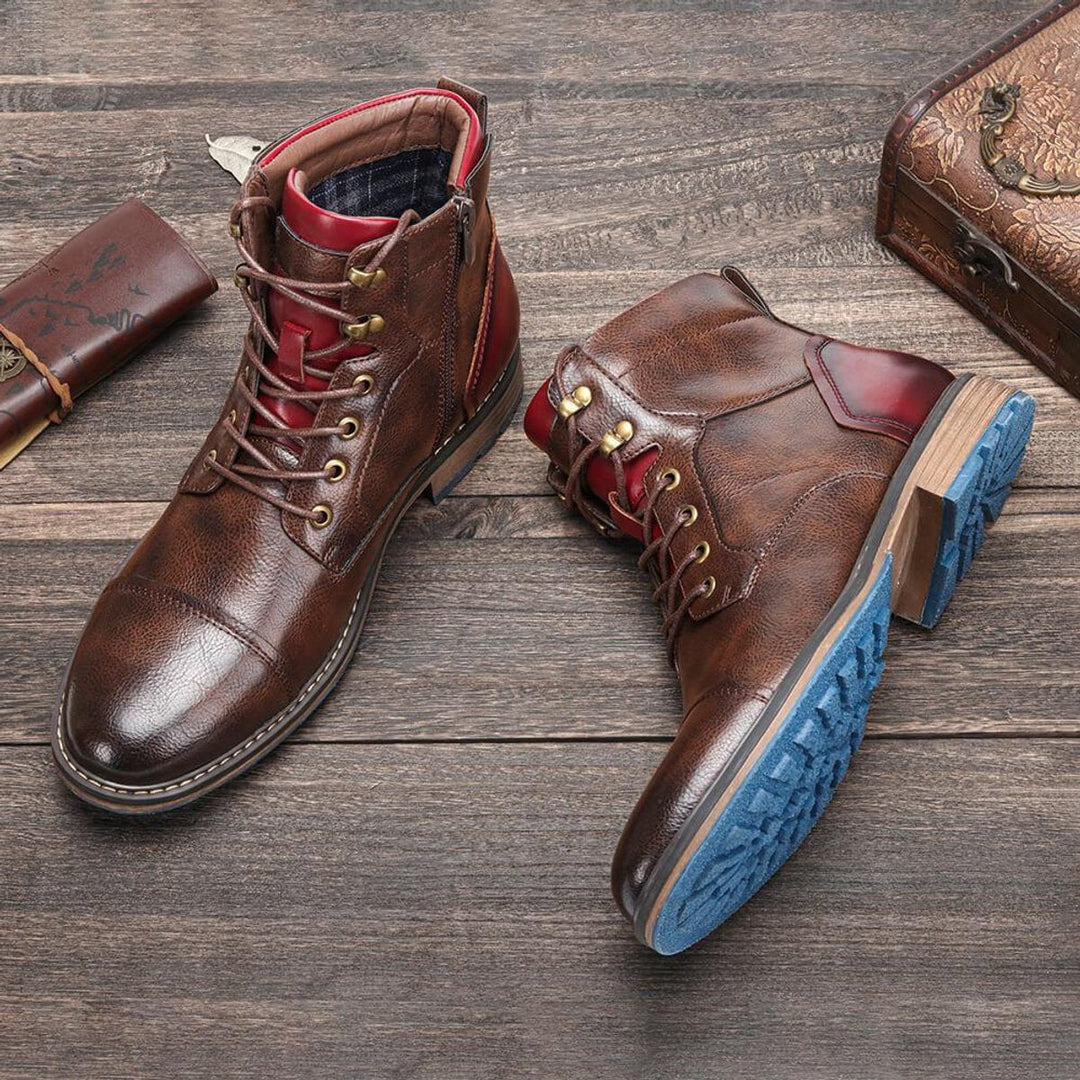 Alexander | Elegant And Sophisticated Oxford Leather Men Boots