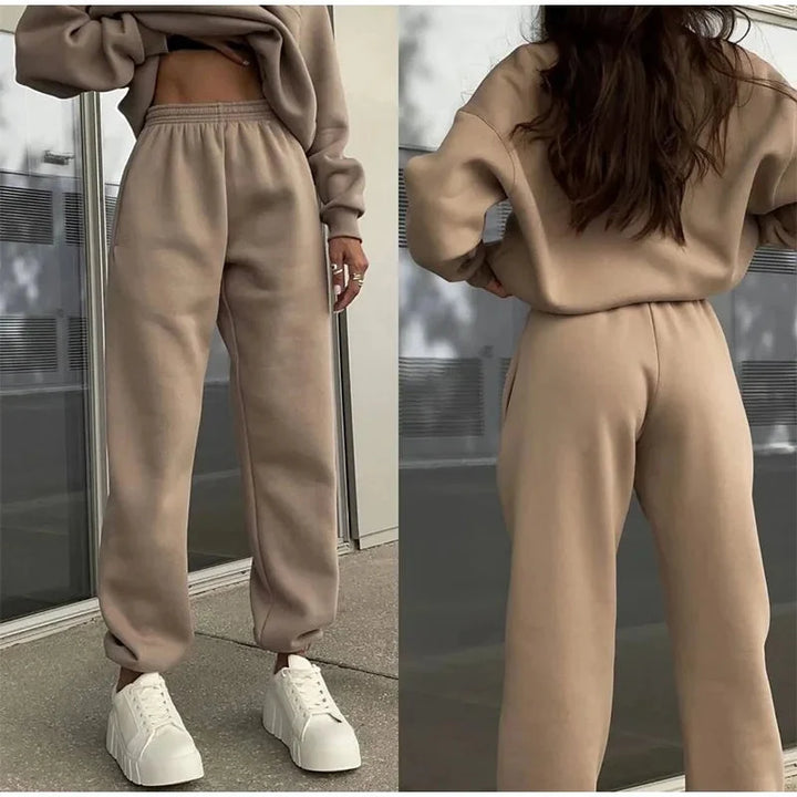 Heike | Soft And Effortless High-Waisted Lounge Two Piece Set