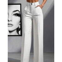 Eleanor | Stylish and Comfortable High-Waisted Straight-Leg Trousers
