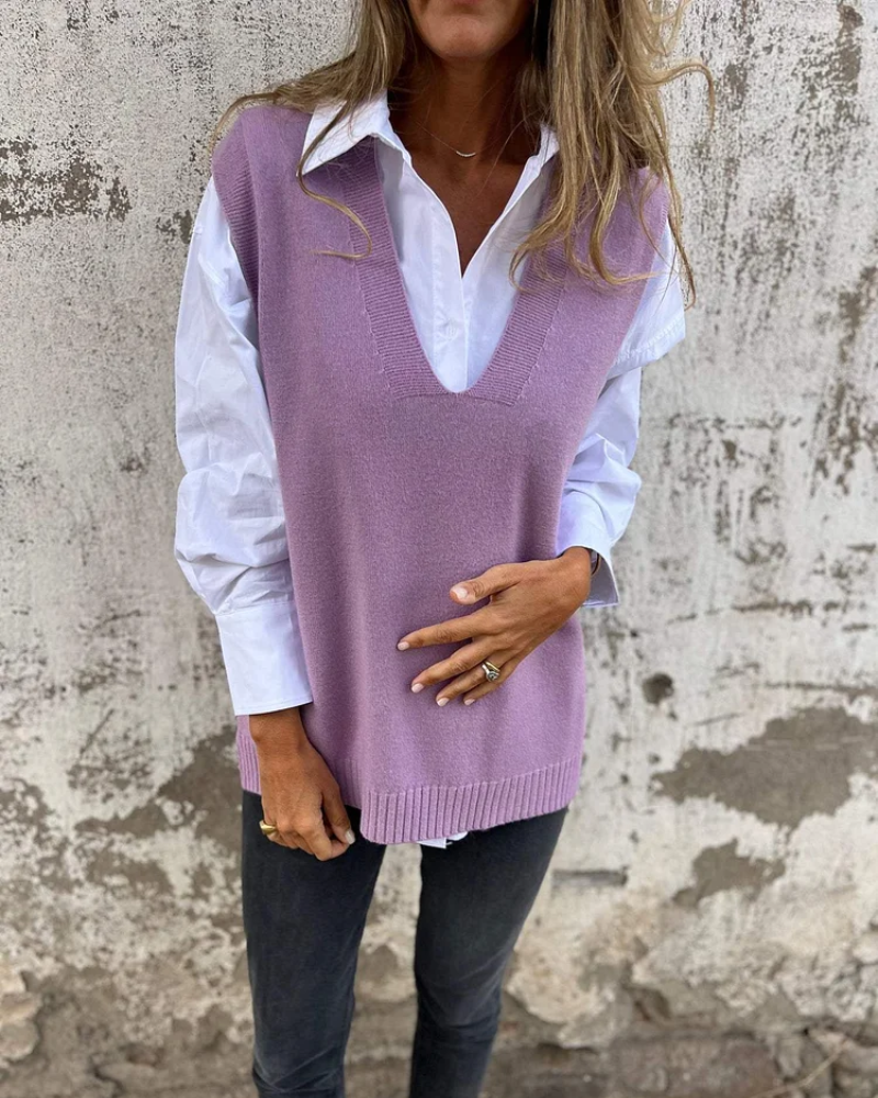 Gemma | Elegant And Versatile Soft Knit Vest