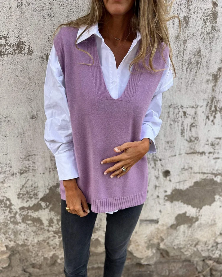 Gemma | Elegant And Versatile Soft Knit Vest