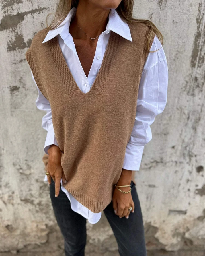 Gemma | Elegant And Versatile Soft Knit Vest