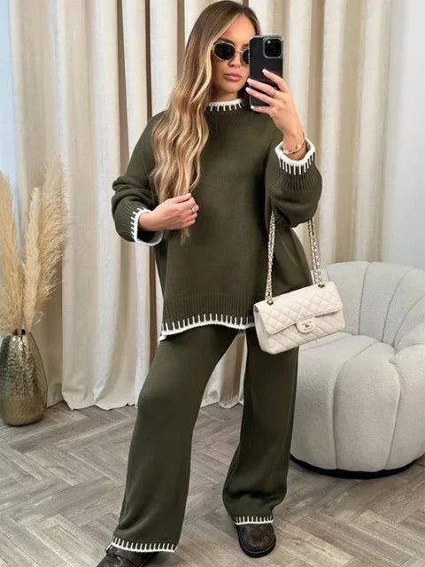 Freya | Cozy And Chic Knit Sweater Two Piece Set