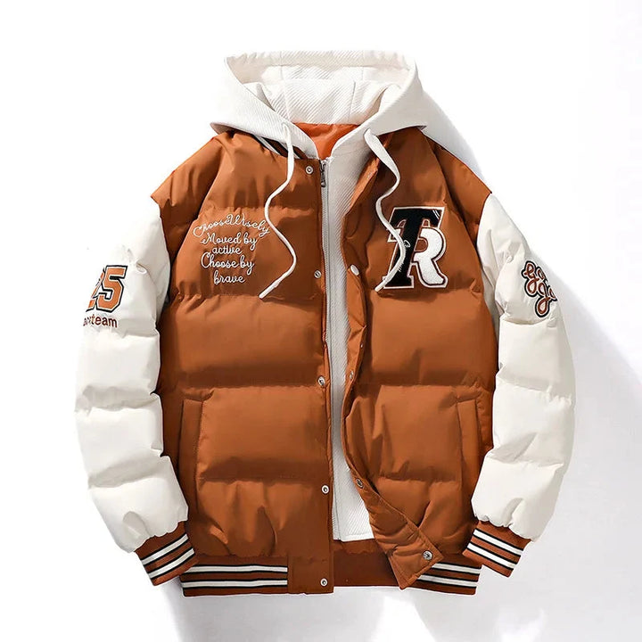 Raven | Hooded Puffer Jacket – Modern Urban Style for Men