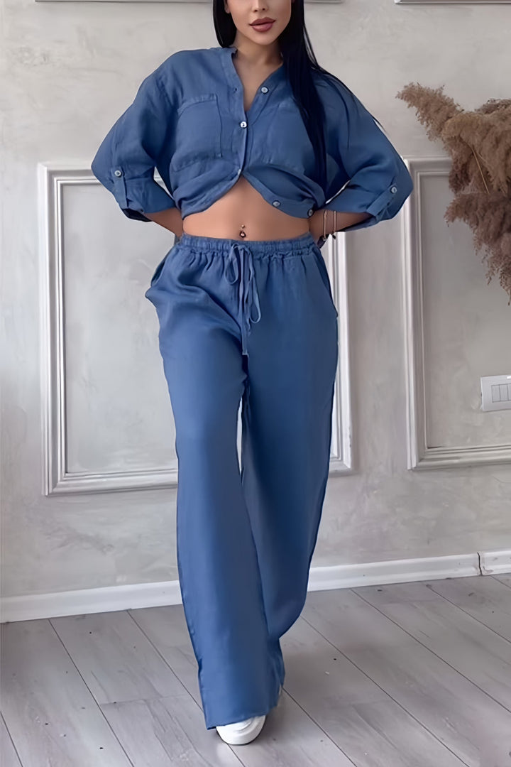 Grace | Elegant And Breezy Linen Two Piece Set