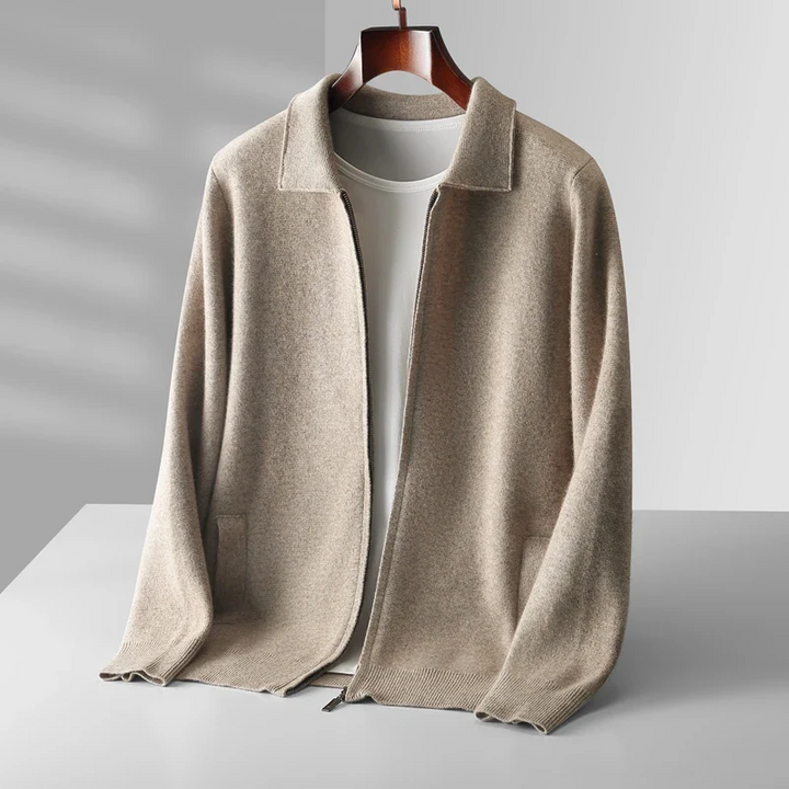 Lucas | Premium And Versatile Knit Full-Zip Cardigan