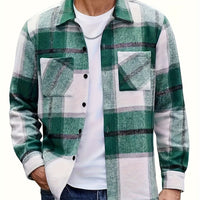 Mike | Warm and Versatile Lumberjack Check Overshirt