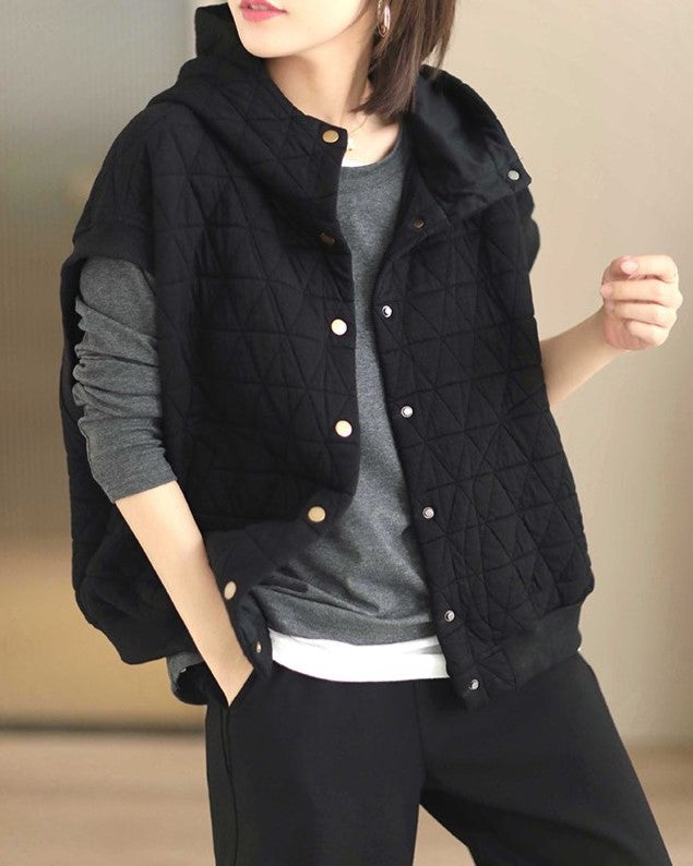 Christine | Sporty Hooded Insulated Winter Vest