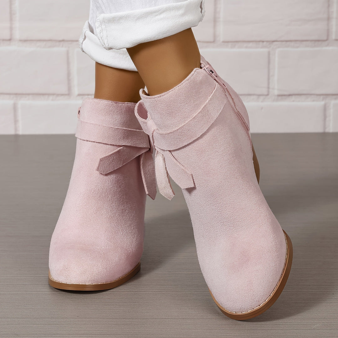 Jessica | Elegant And Stylish Ankle Boots With Block Heel