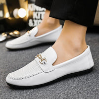 Jasper | Classic and Polished Metal-Accent Slip-On Loafers