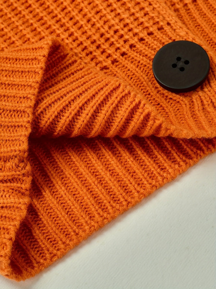 Eileen | Ribbed Knit Sweater for Women in Cozy Orange