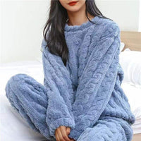 Freya | Plush Fleece Pajama Set for Cozy Winter Nights