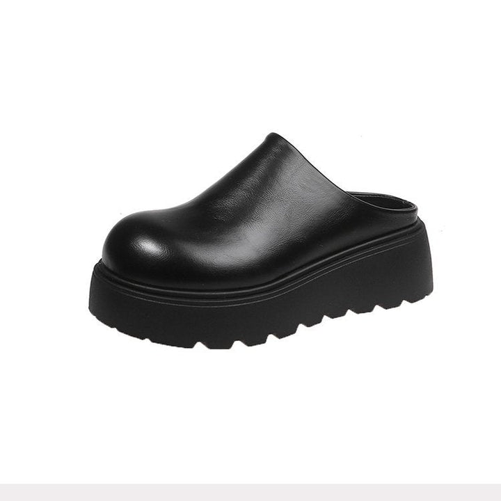 Maya | Chic Synthetic Leather High-Platform Clogs