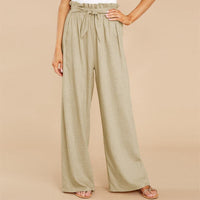 Seraphina | High-Waisted Tie-Belt Wide Leg Pants