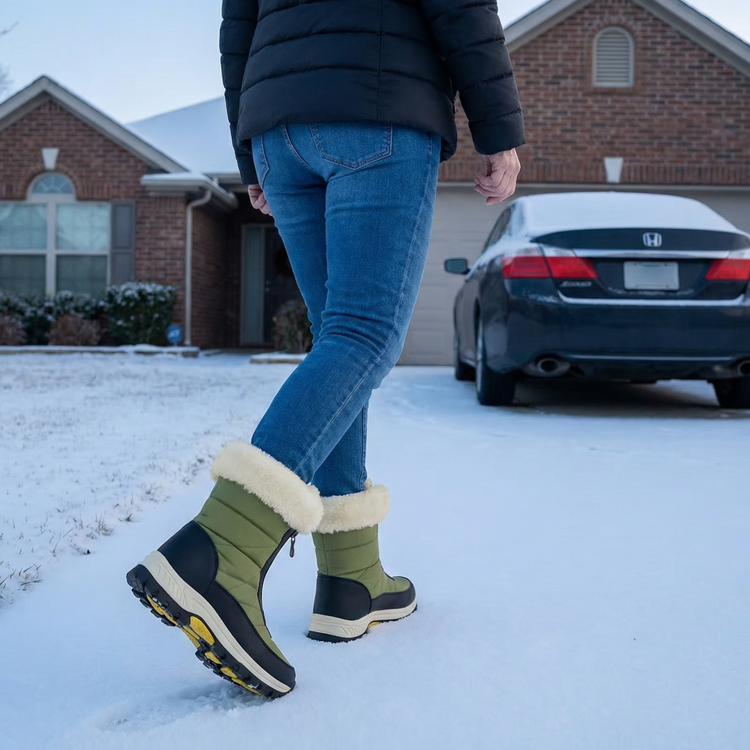 Frostara | Waterproof Winter Boots – Fur Lined Style for Women