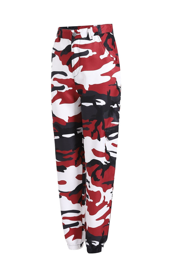 Maya | Edgy And Stylish Camouflage Cargo Pants