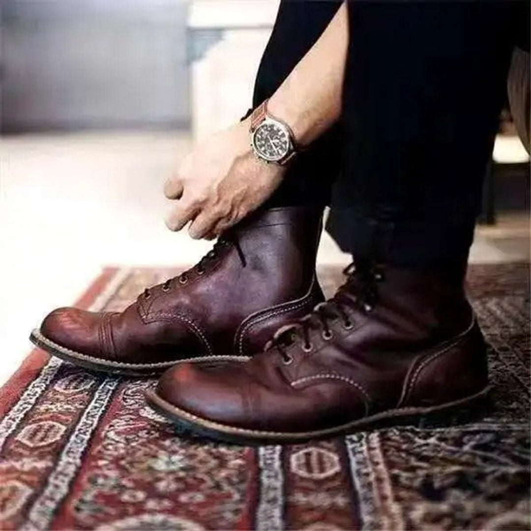 Samuel | Elegant And Fashionable Cap-Toe Men Boots