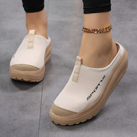 Hannah | Breathable Fabric Elastic Band Slip-On Clogs