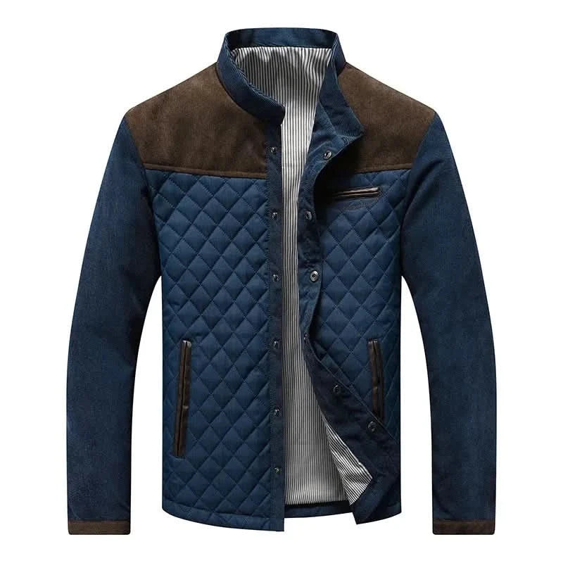 Fairmont | Patchwork Jacket – Rugged and Warm Style for Men