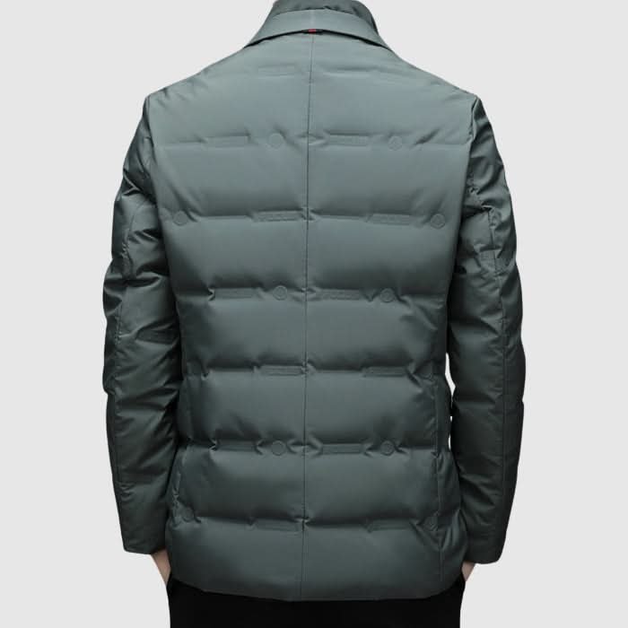 Lurevo | Puffer Jacket – Slim Profile Winter Coat for Men